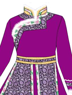 蒙古族儿童服饰方案设计
